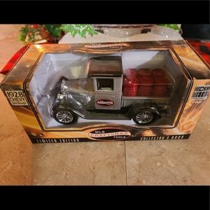 New die cast 1928 Chevy collectible with bank